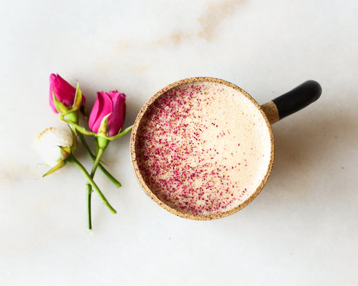 Cardamom Rose Tea Latte
