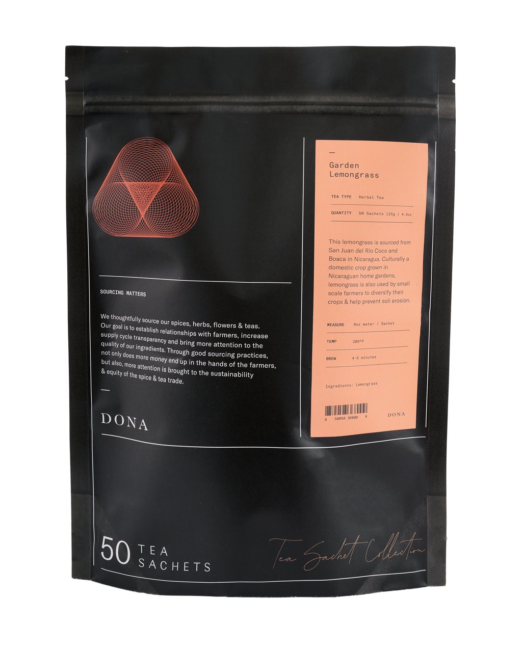 Garden Lemongrass Herbal Tea Sachets
