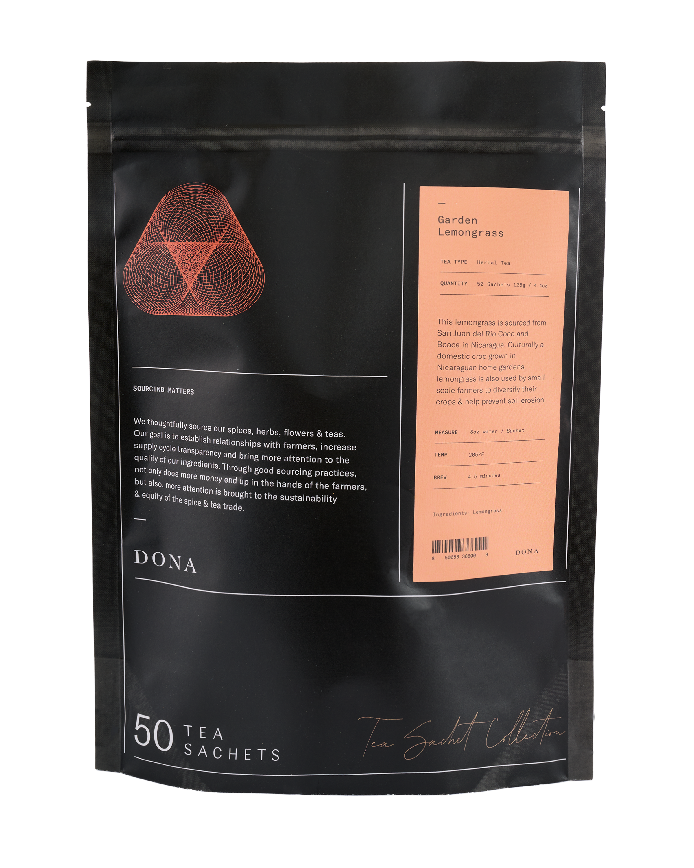 Garden Lemongrass Herbal Tea Sachets