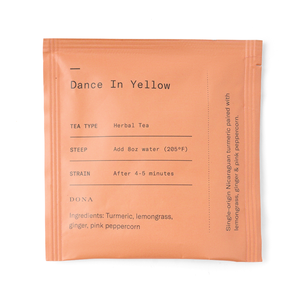 Dance in Yellow Herbal Tea Sachets
