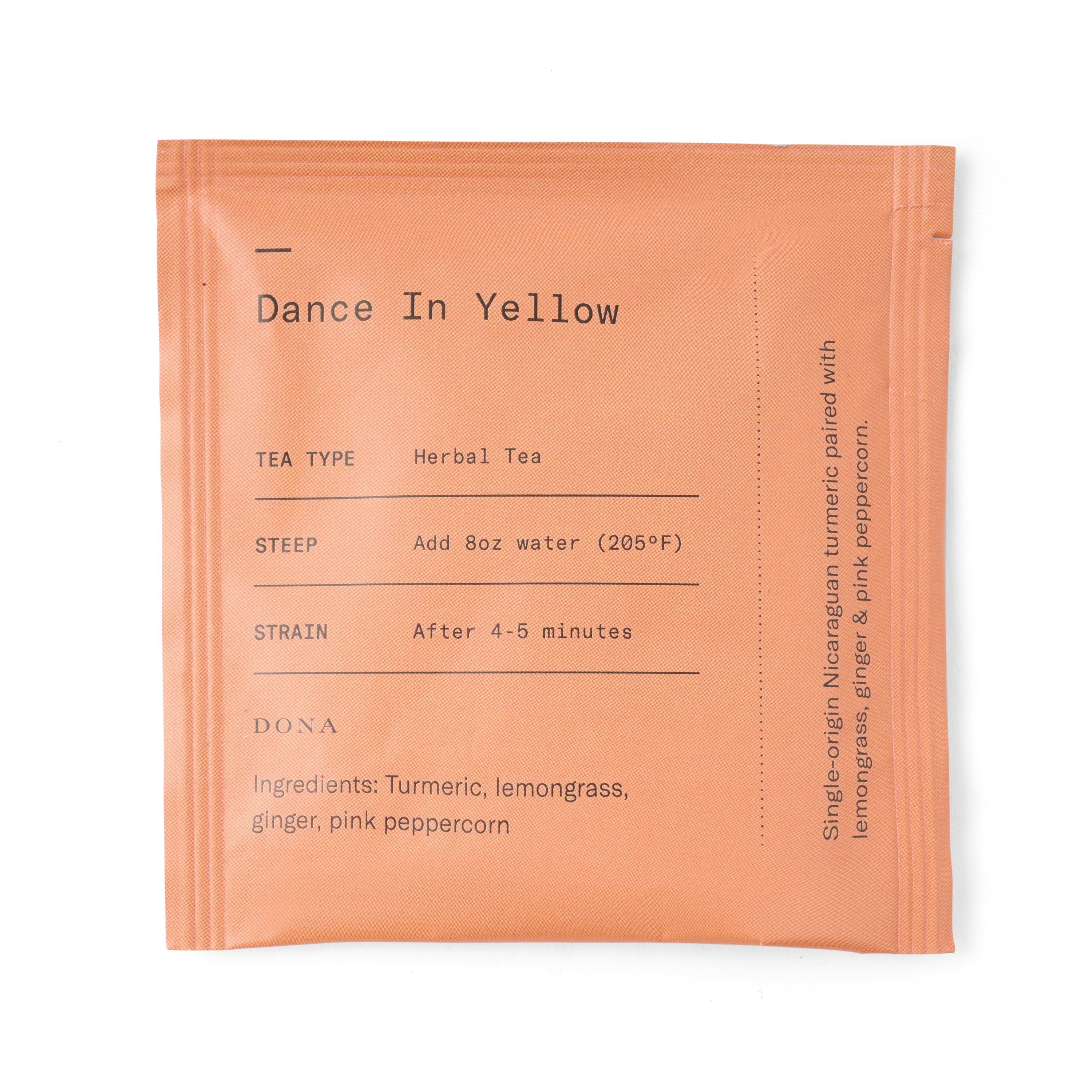 Dance in Yellow Herbal Tea Sachets
