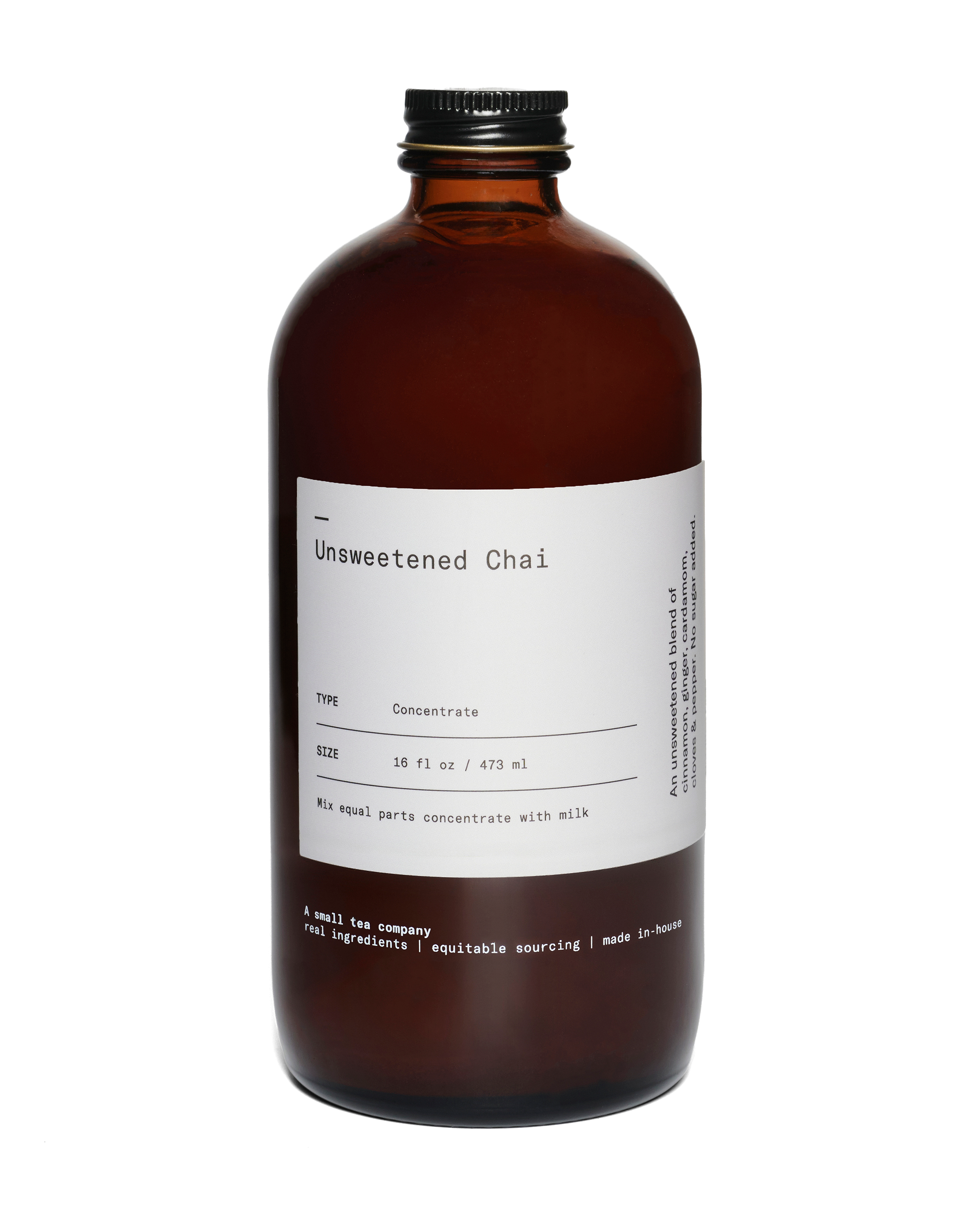 Unsweetened Chai Concentrate | Retail 16oz