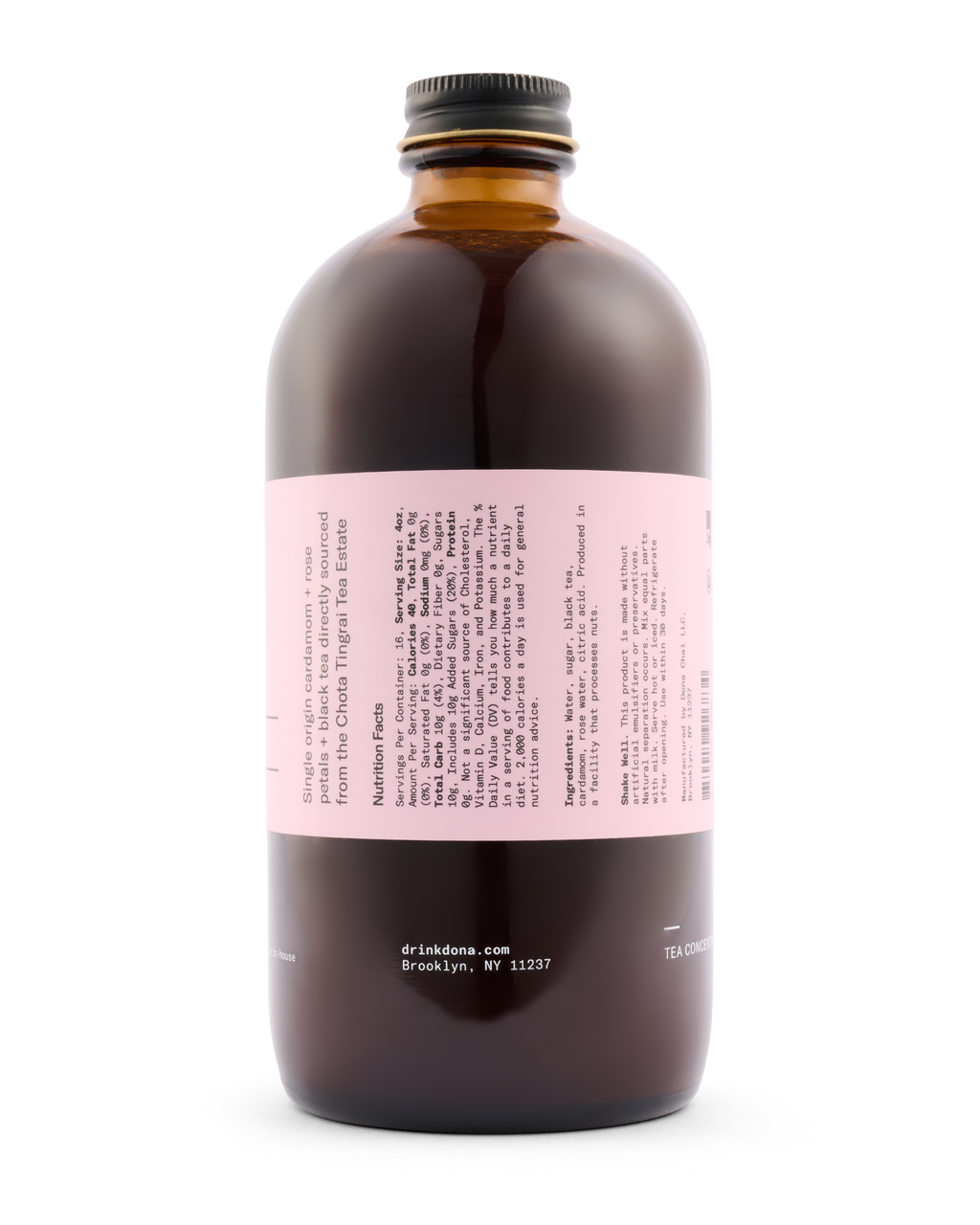 Cardamom Rose Concentrate | Retail 16oz