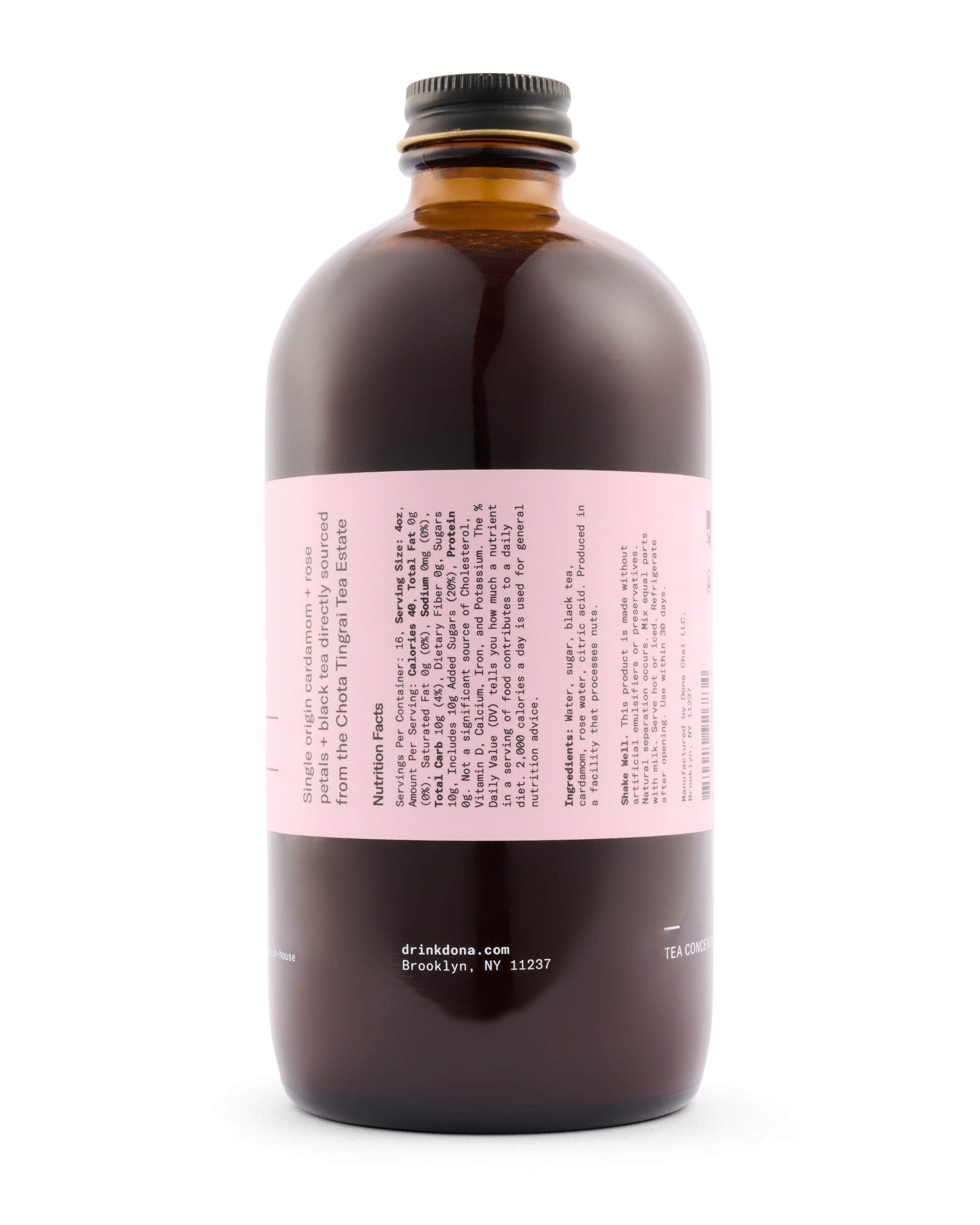 Cardamom Rose Concentrate | Retail 16oz
