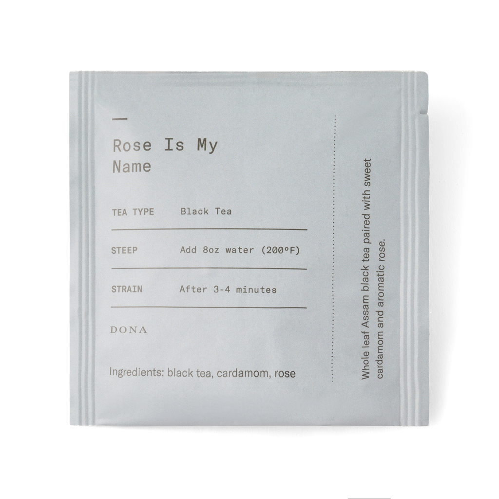Rose is my Name Black Tea Sachets