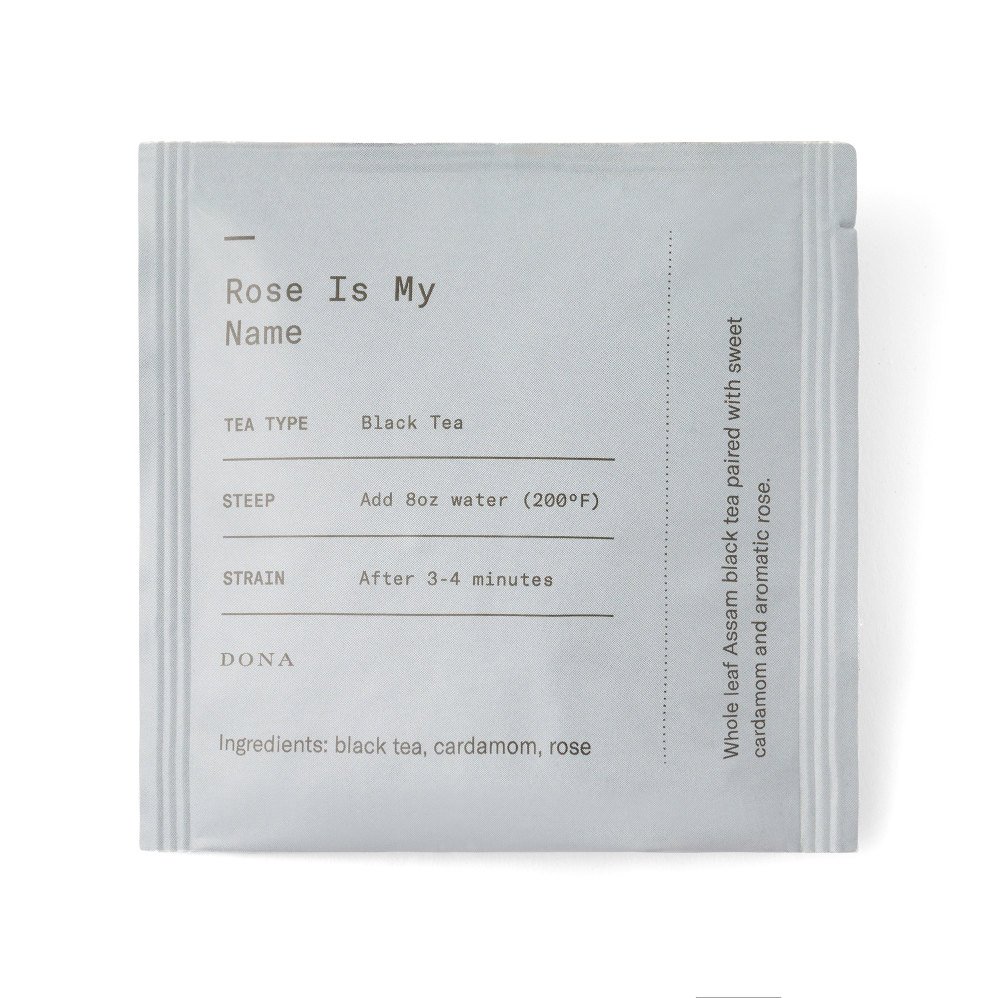 Rose is my Name Black Tea Sachets