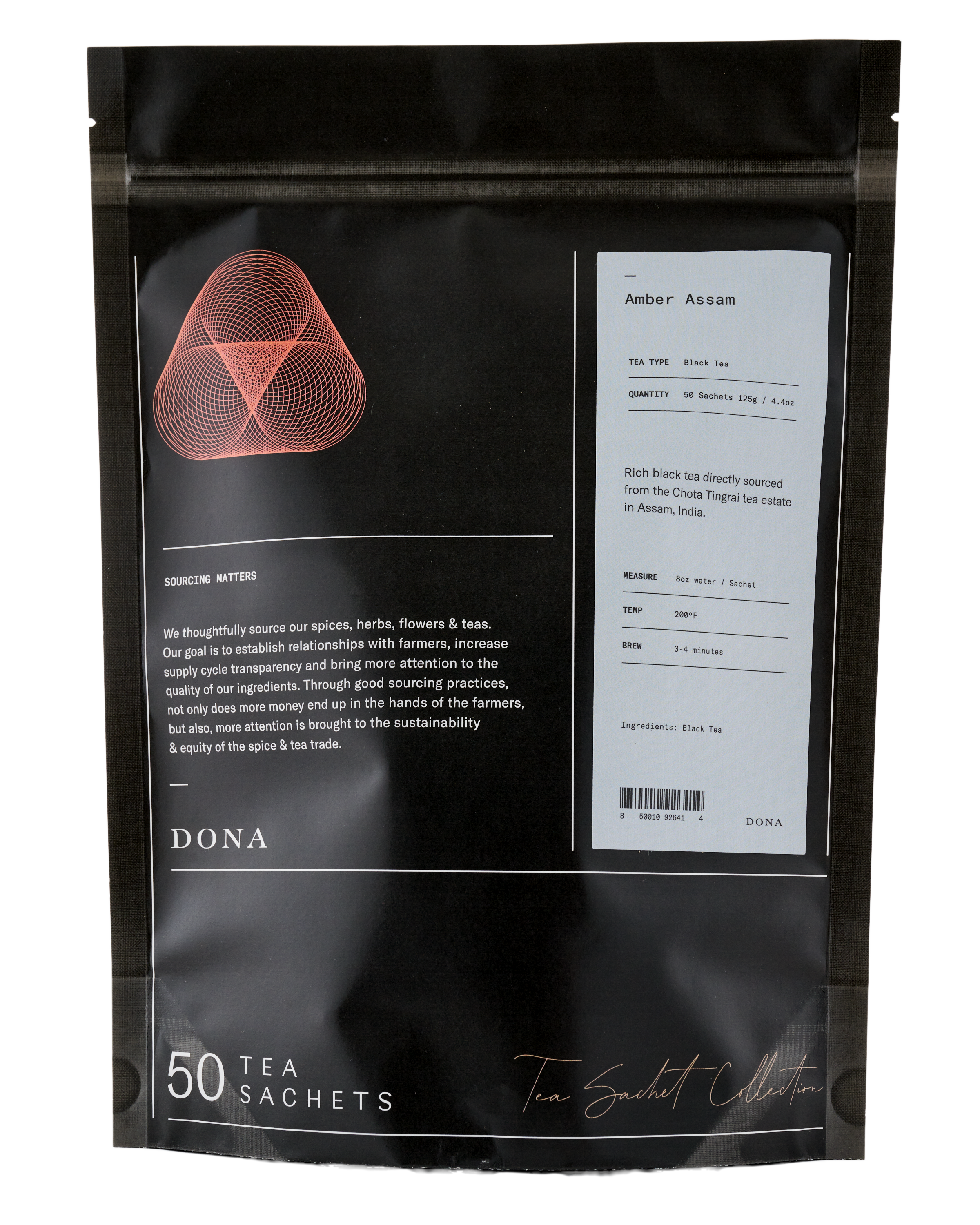 Amber Assam Black Tea Sachets